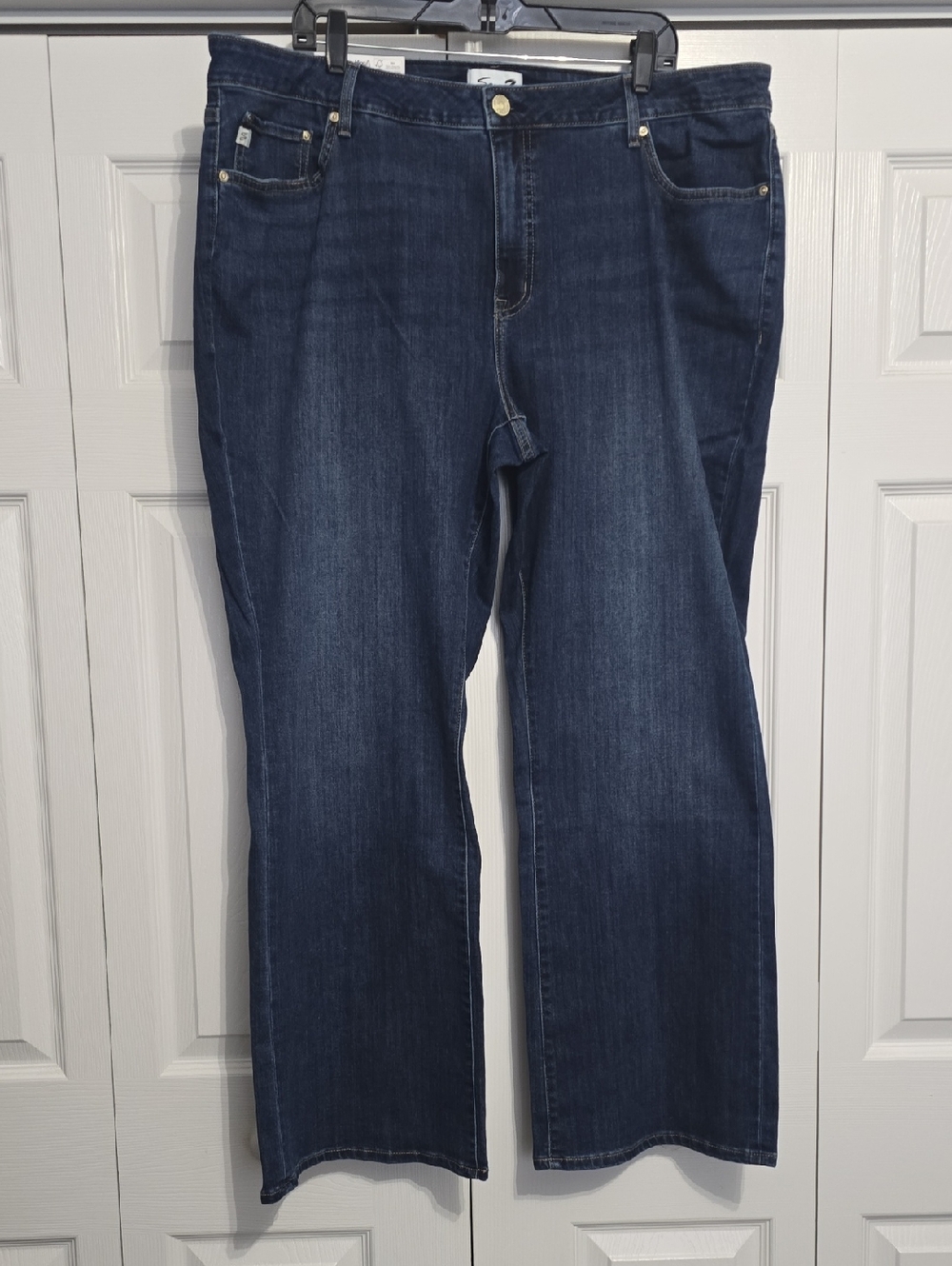 🆕️ Seven7 Women's Bootcut Jeans in Dark Indigo